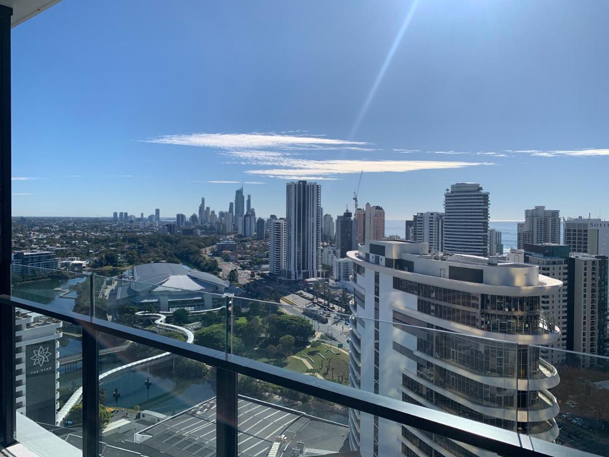 Lamour Ocean View Apartment I In Casino Broadbeach - Free Parking-195Cm Guldkusten Exteriör bild
